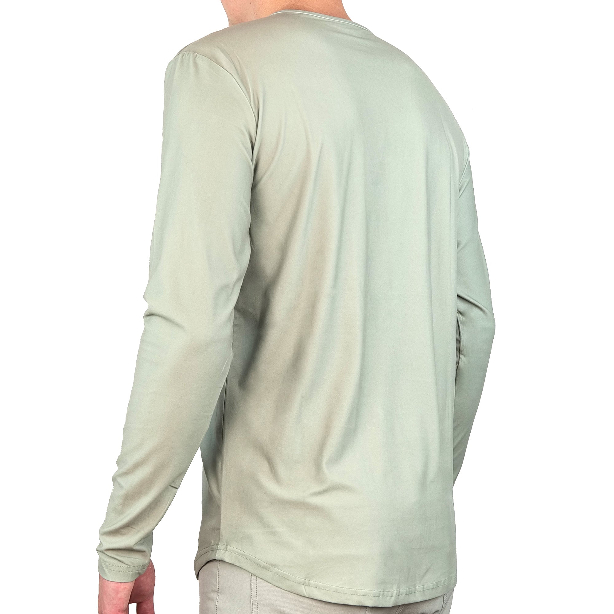 Premium Crew Curve Hem Long Sleeve