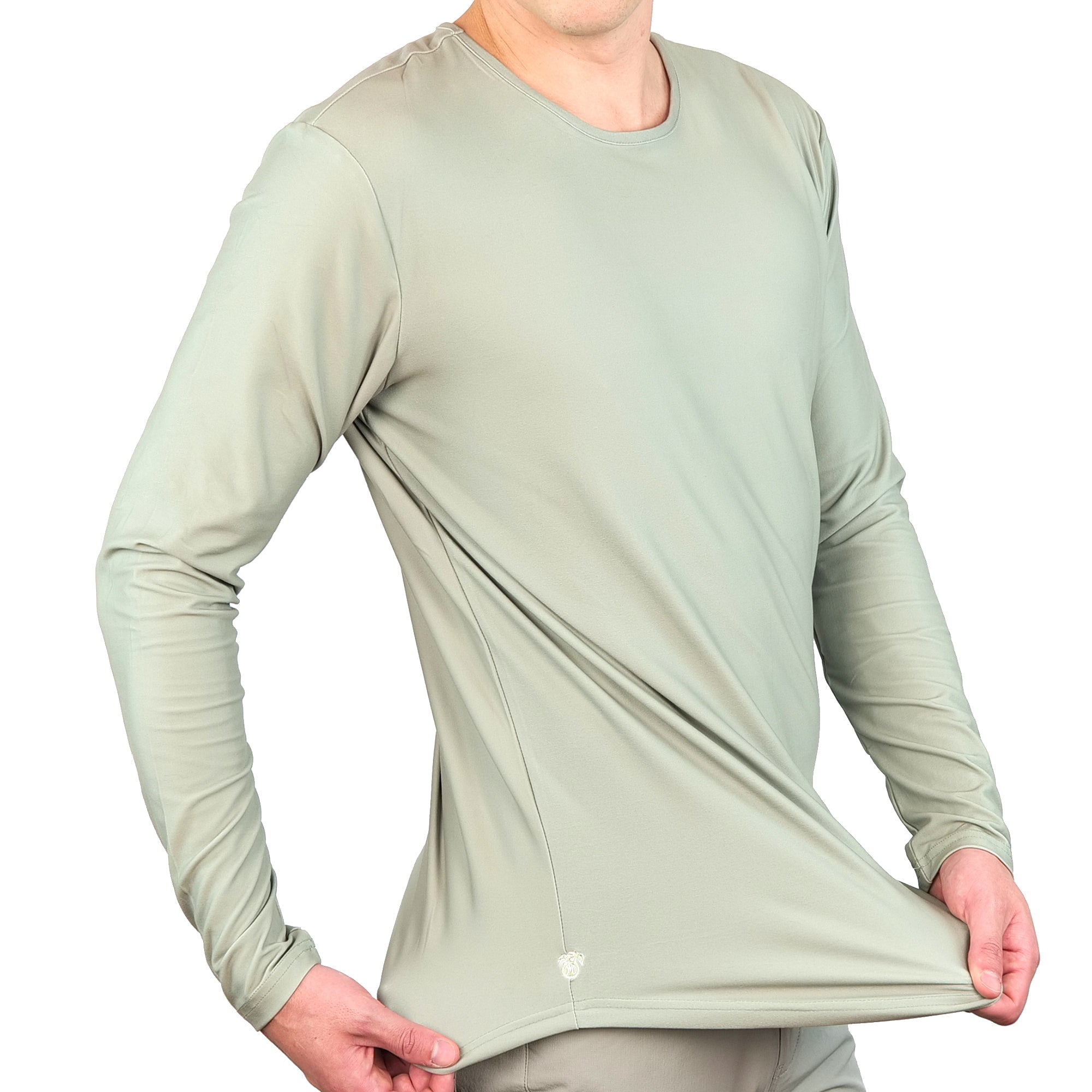 Premium Crew Curve Hem Long Sleeve
