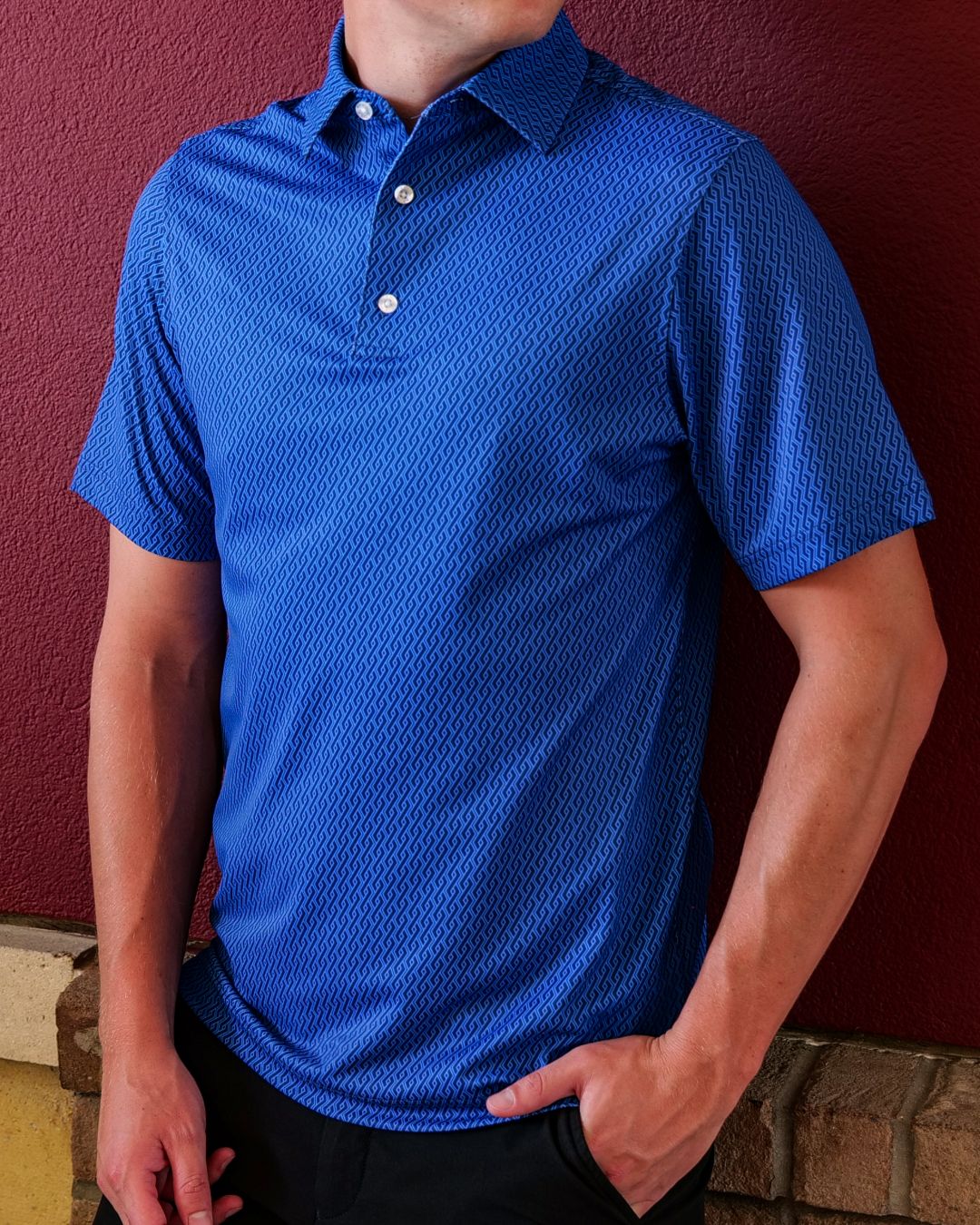 Pique Stretch Polo - Classic Fit
