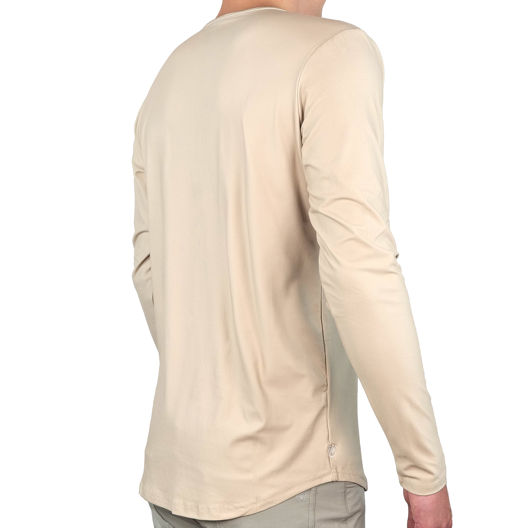 Premium Crew Curve Hem Long Sleeve