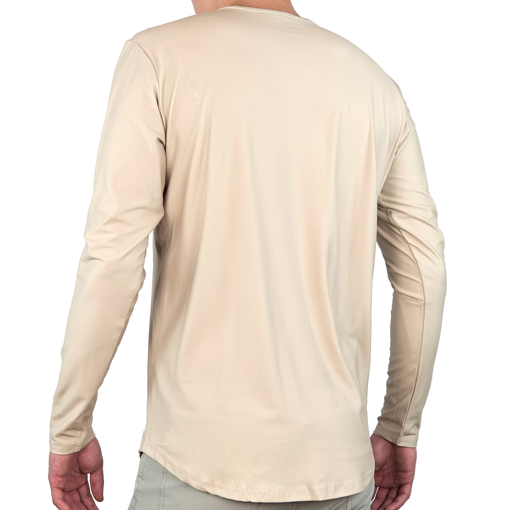 Premium Crew Curve Hem Long Sleeve