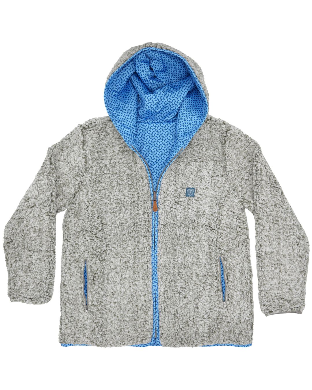 Reversible Sherpa Full Zip Hoodie