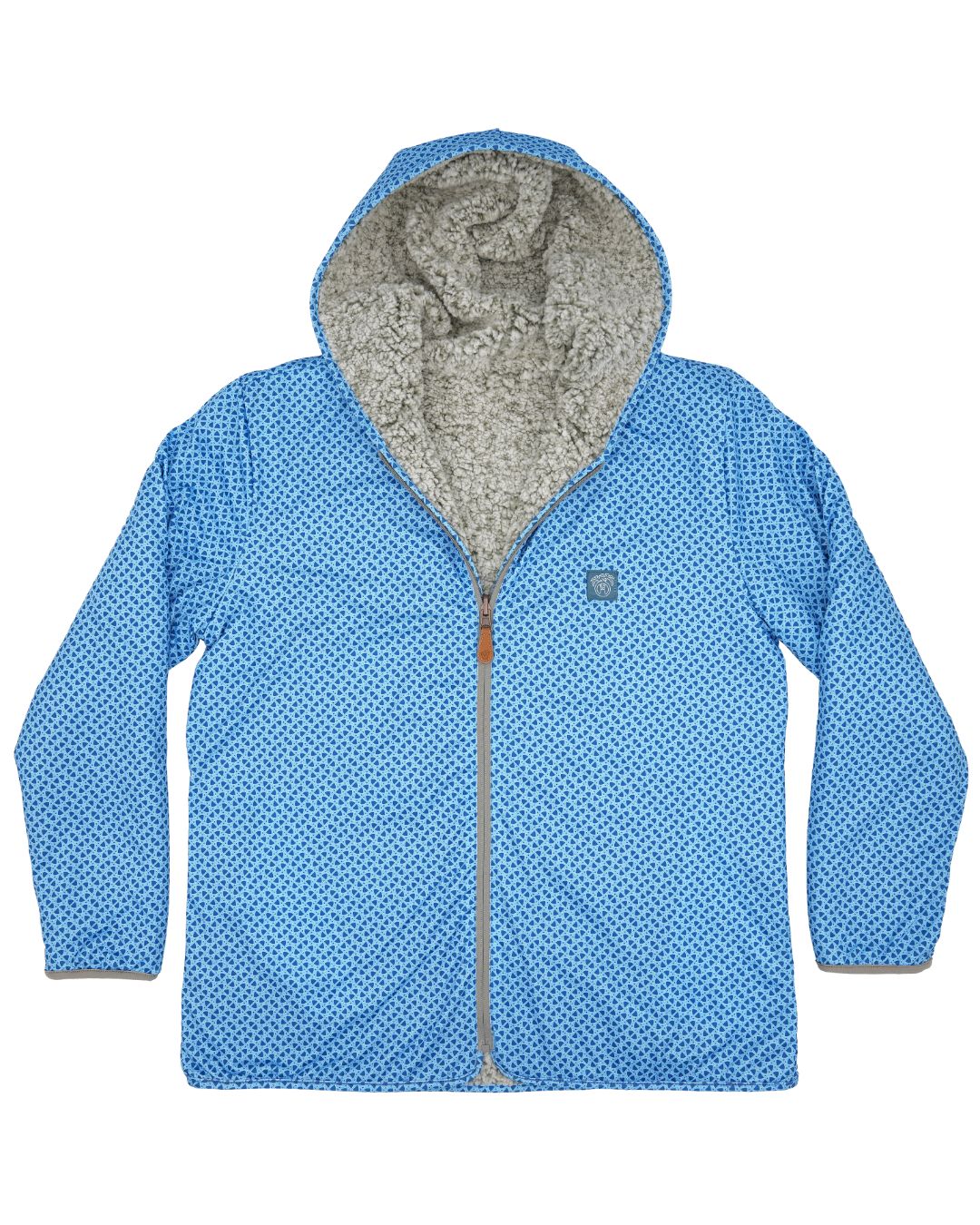 Reversible Sherpa Full Zip Hoodie