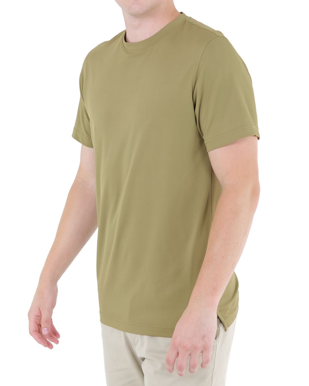 Pique Stretch Crew Polo