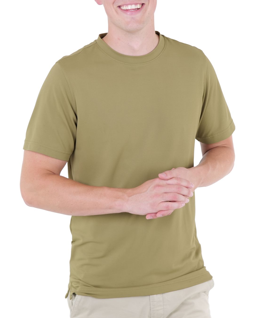 Pique Stretch Crew Polo