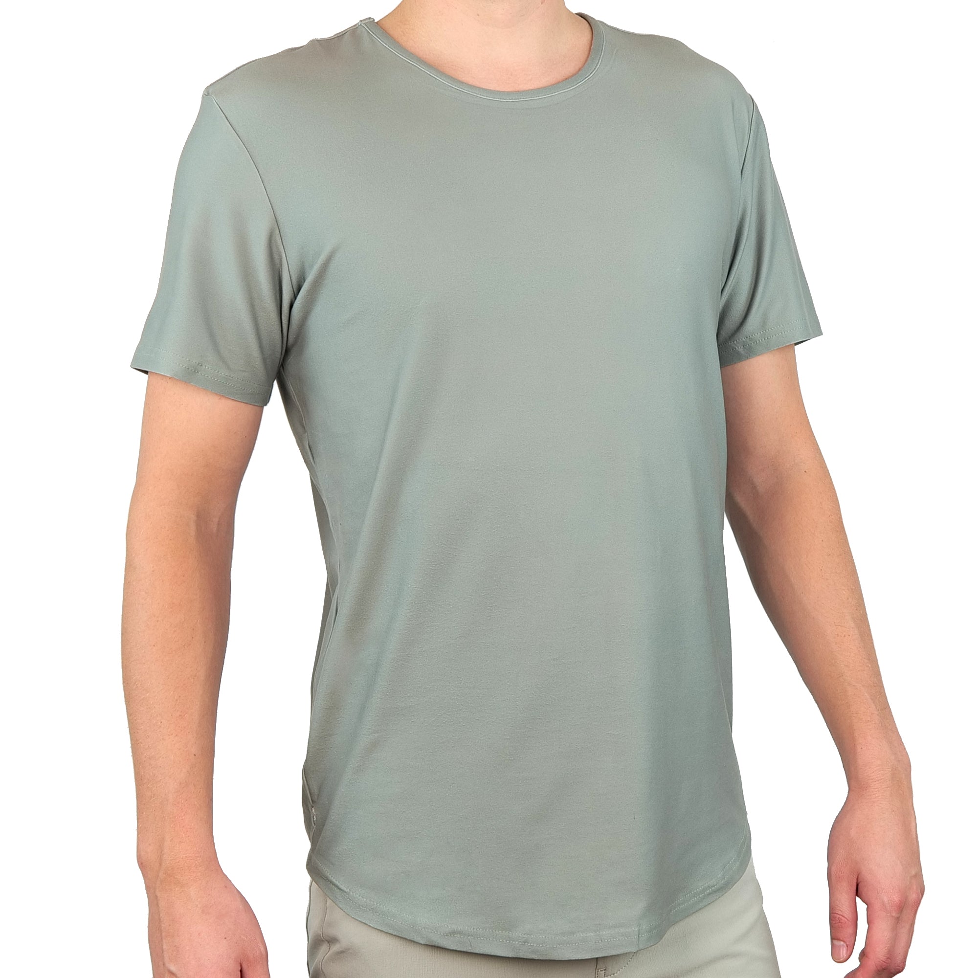 Premium Crew Curve Hem Short Sleeve