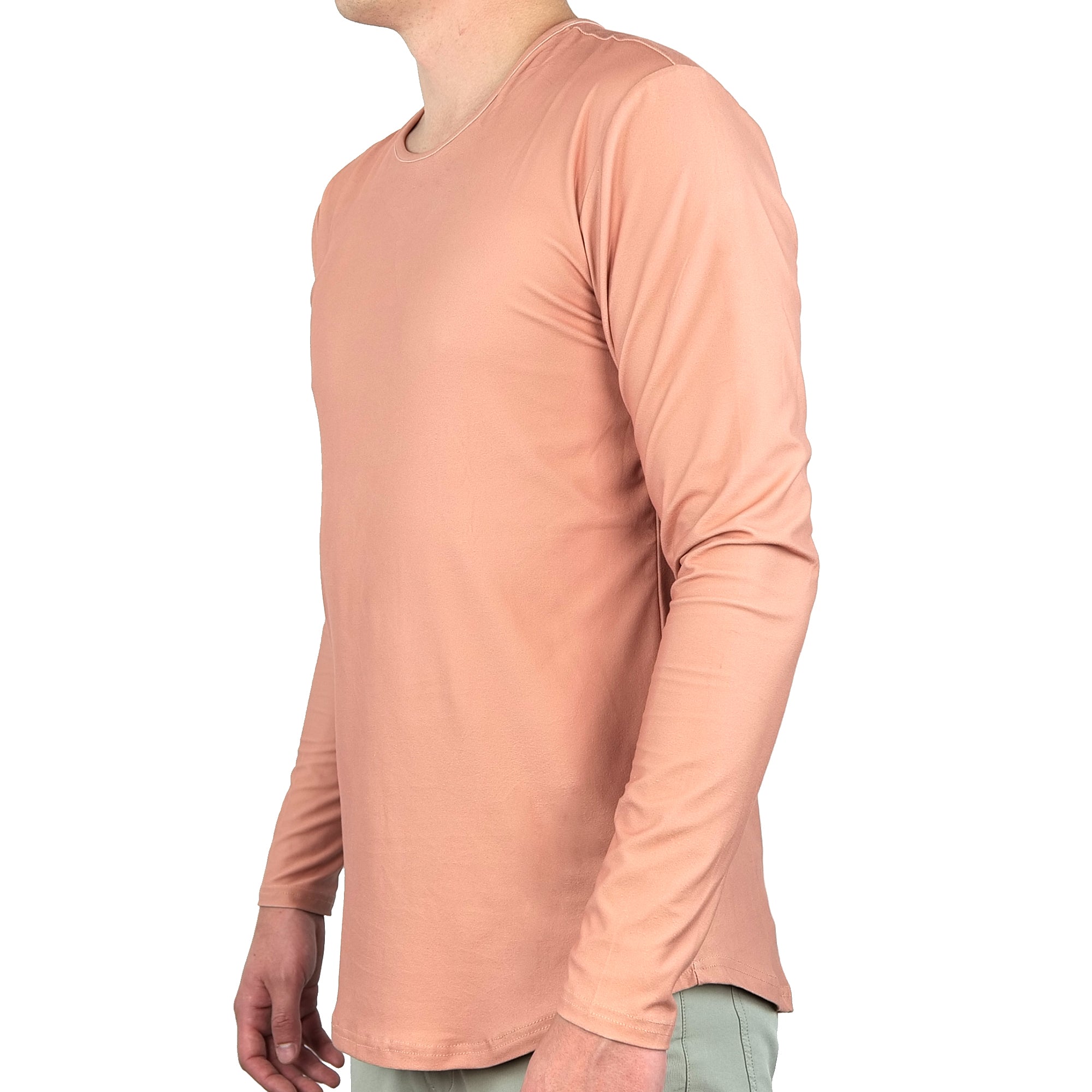 Premium Crew Curve Hem Long Sleeve