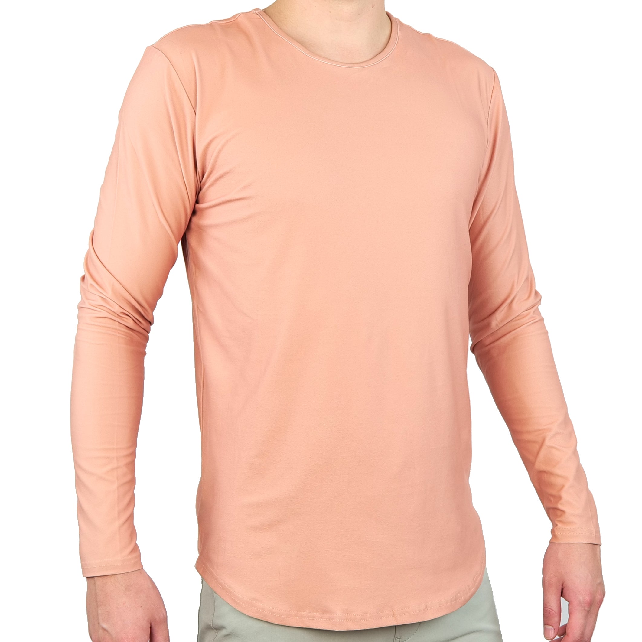 Premium Crew Curve Hem Long Sleeve