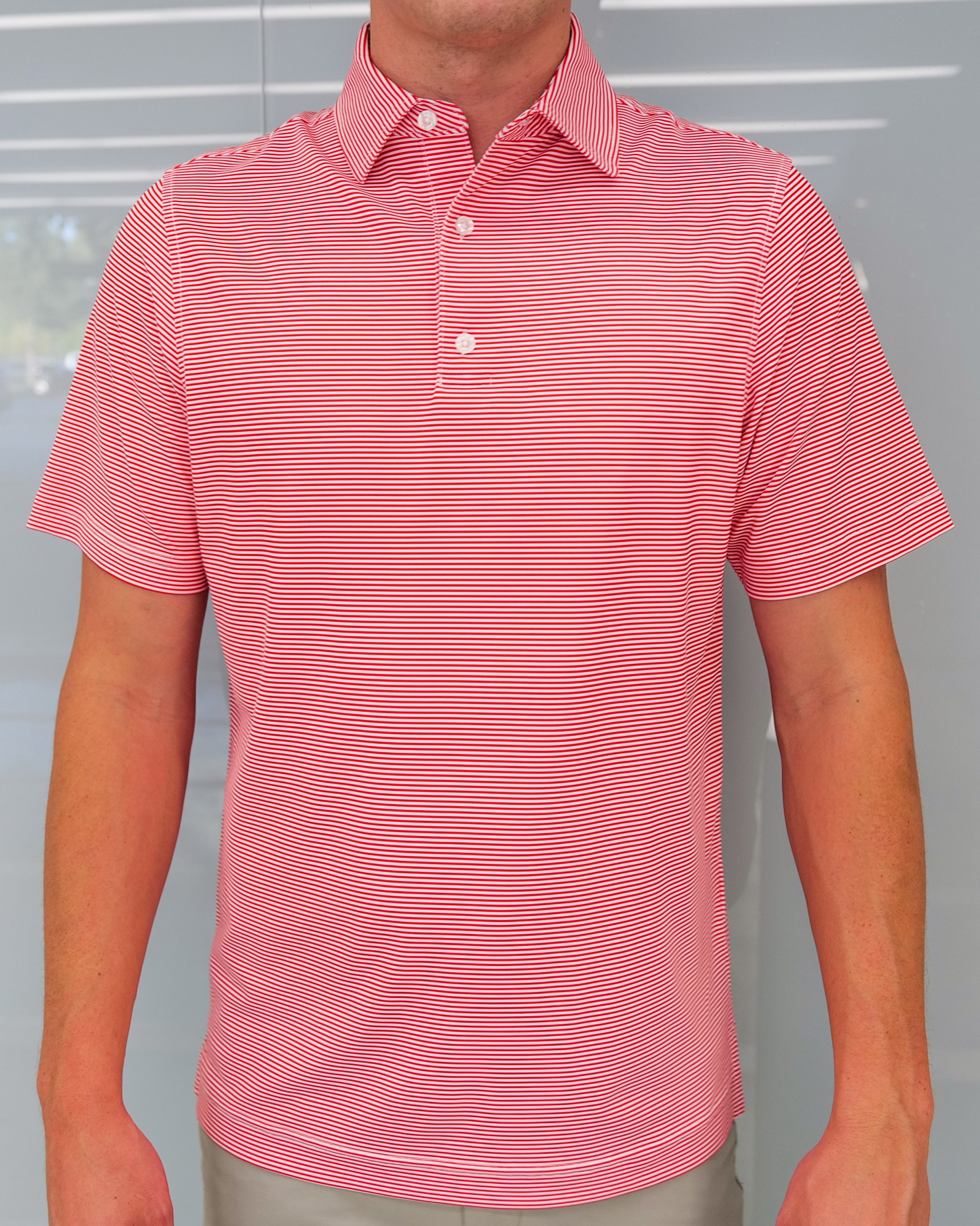 Pique Stretch Polo - Classic Fit
