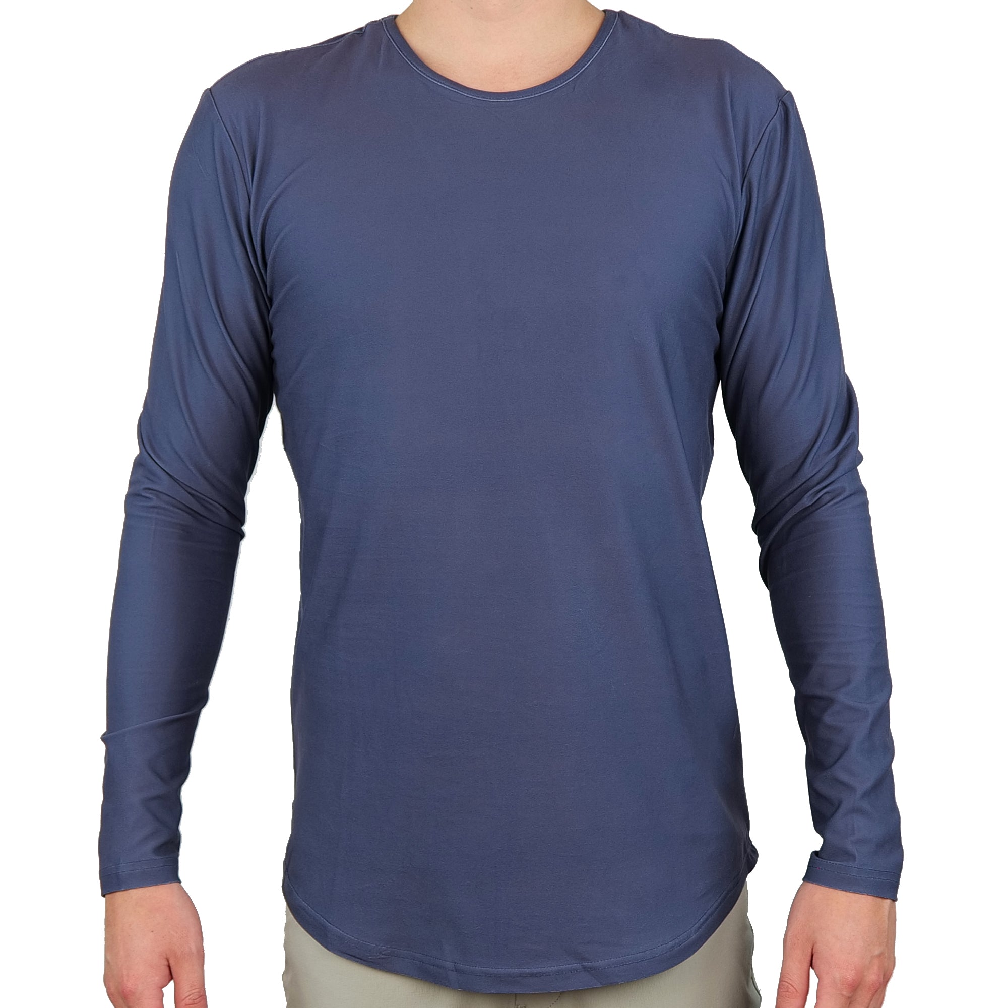 Premium Crew Curve Hem Long Sleeve