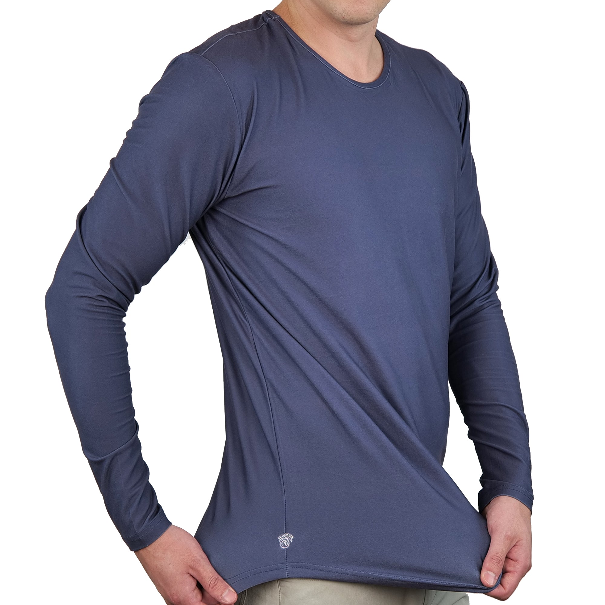 Premium Crew Curve Hem Long Sleeve