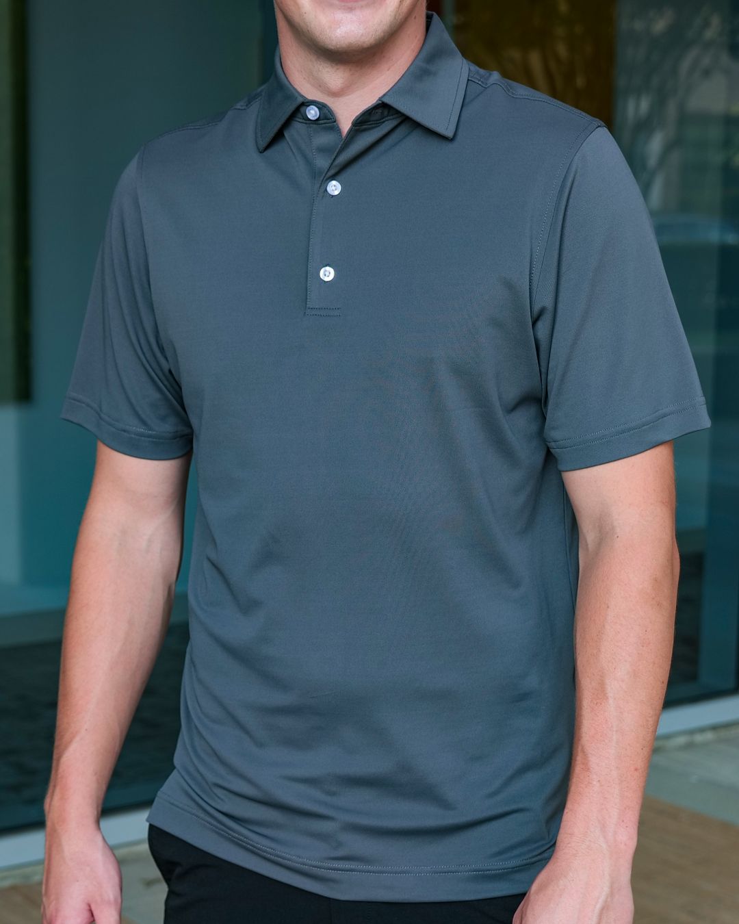 Pique Stretch Polo - Classic Fit