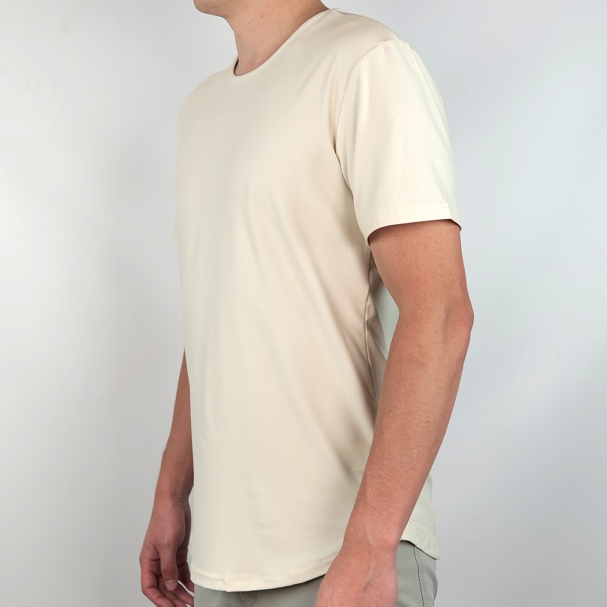 Premium Crew Curve Hem Short Sleeve