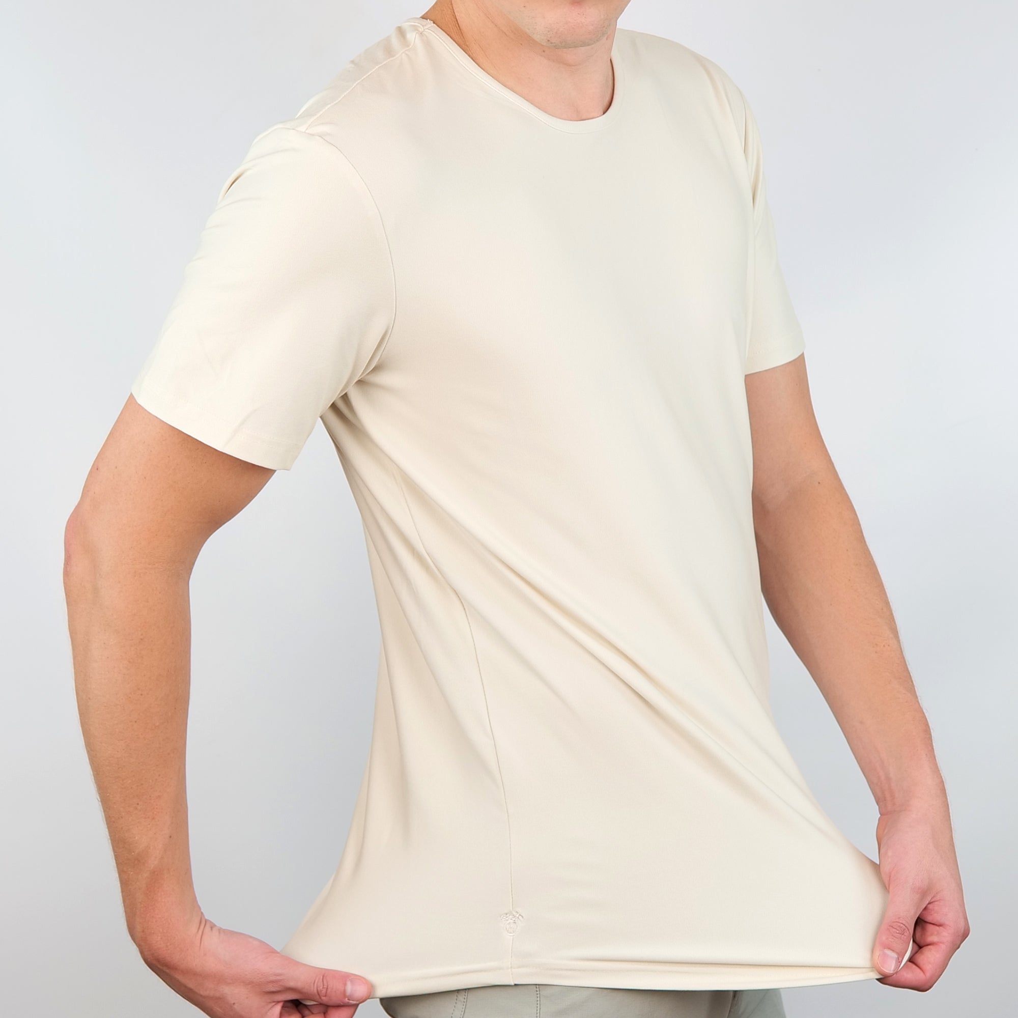 Premium Crew Curve Hem Short Sleeve