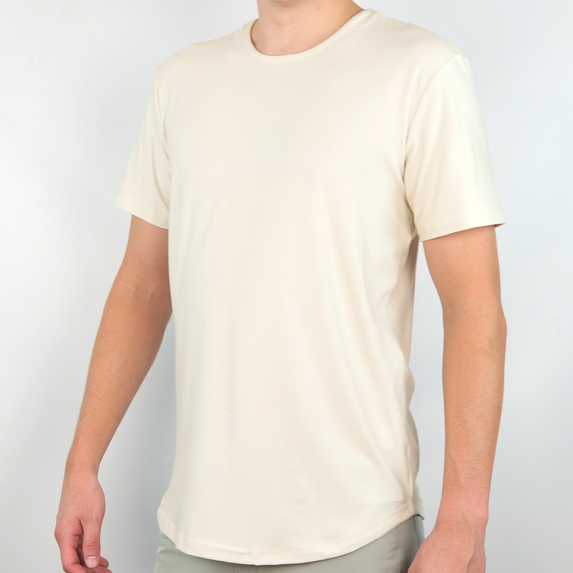 Premium Crew Curve Hem Short Sleeve