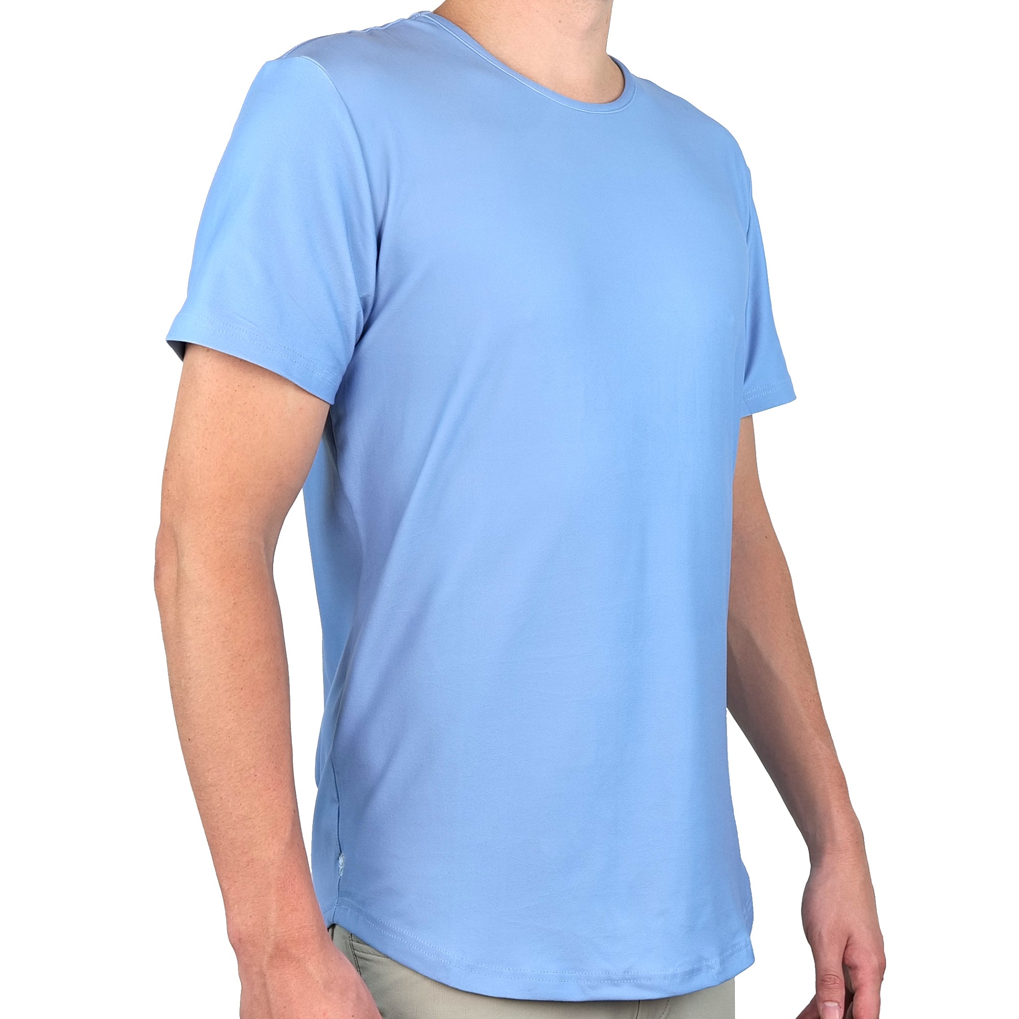 Premium Crew Curve Hem Short Sleeve