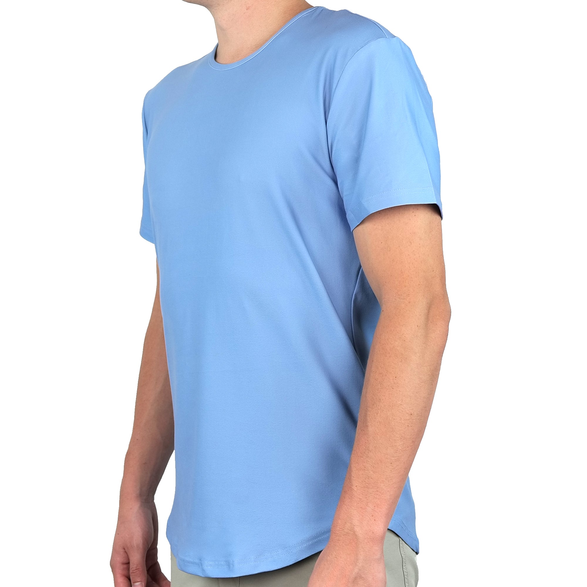 Premium Crew Curve Hem Short Sleeve