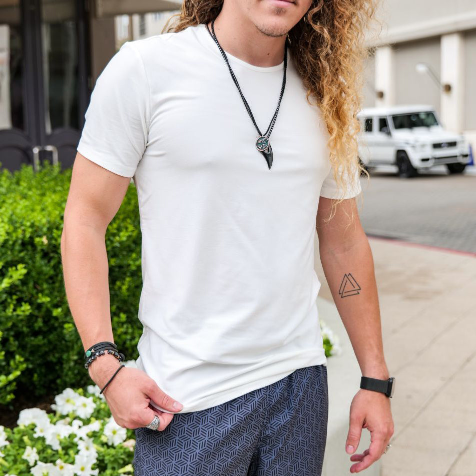 Premium Crew Curve Hem Short Sleeve