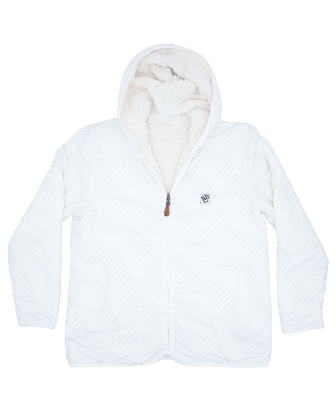 Reversible Sherpa Full Zip Hoodie