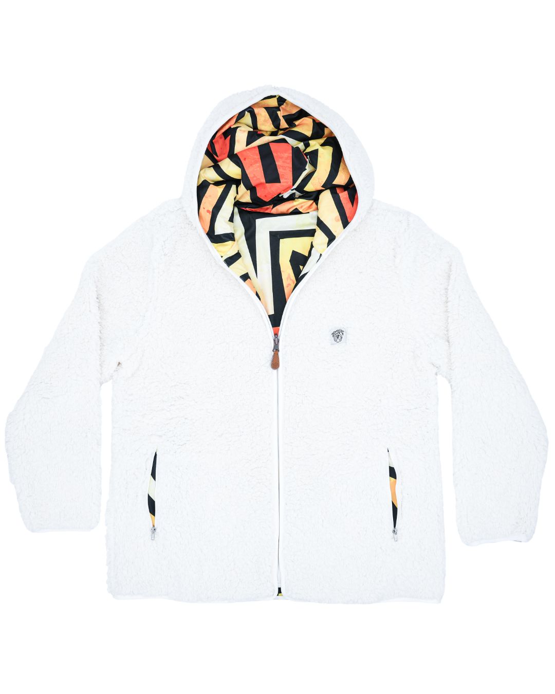 Reversible Sherpa Full Zip Hoodie