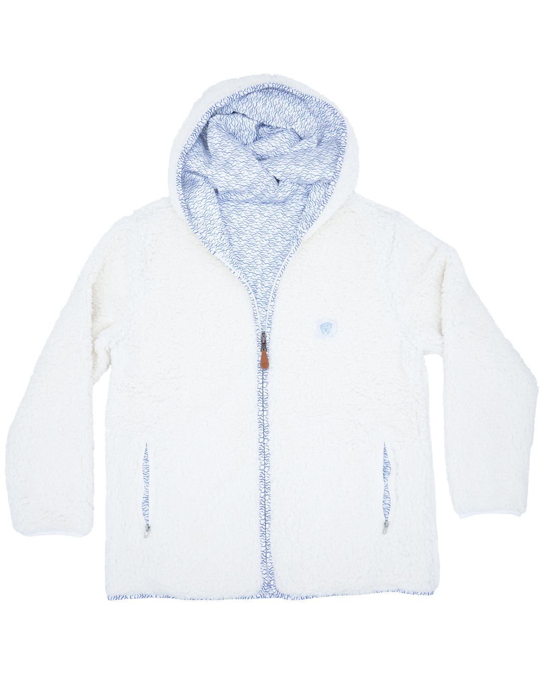 Reversible Sherpa Full Zip Hoodie