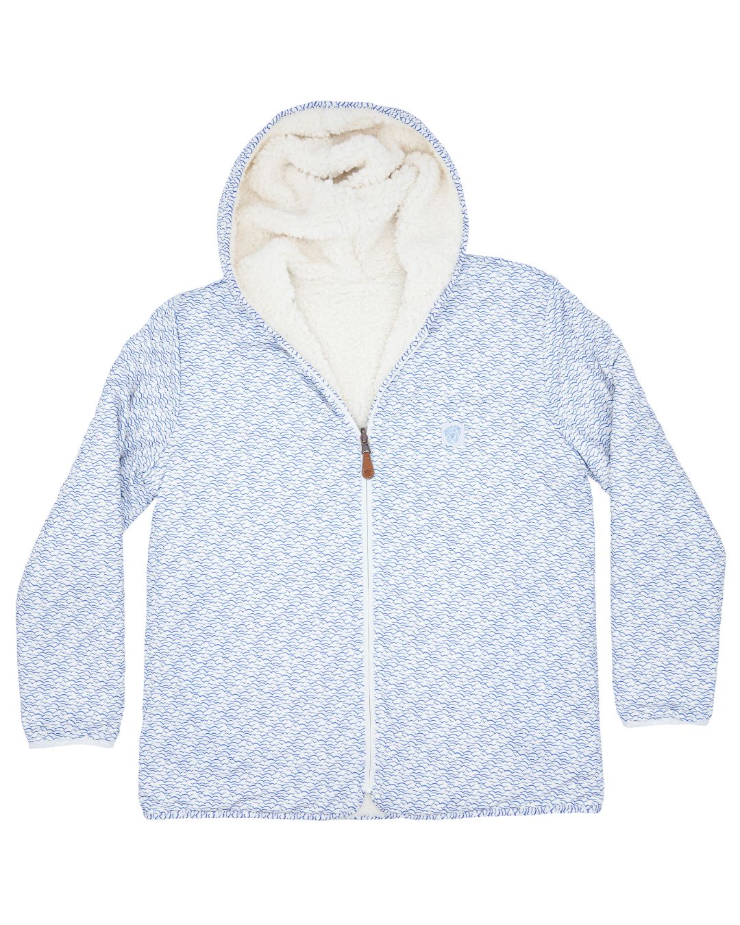 Reversible Sherpa Full Zip Hoodie