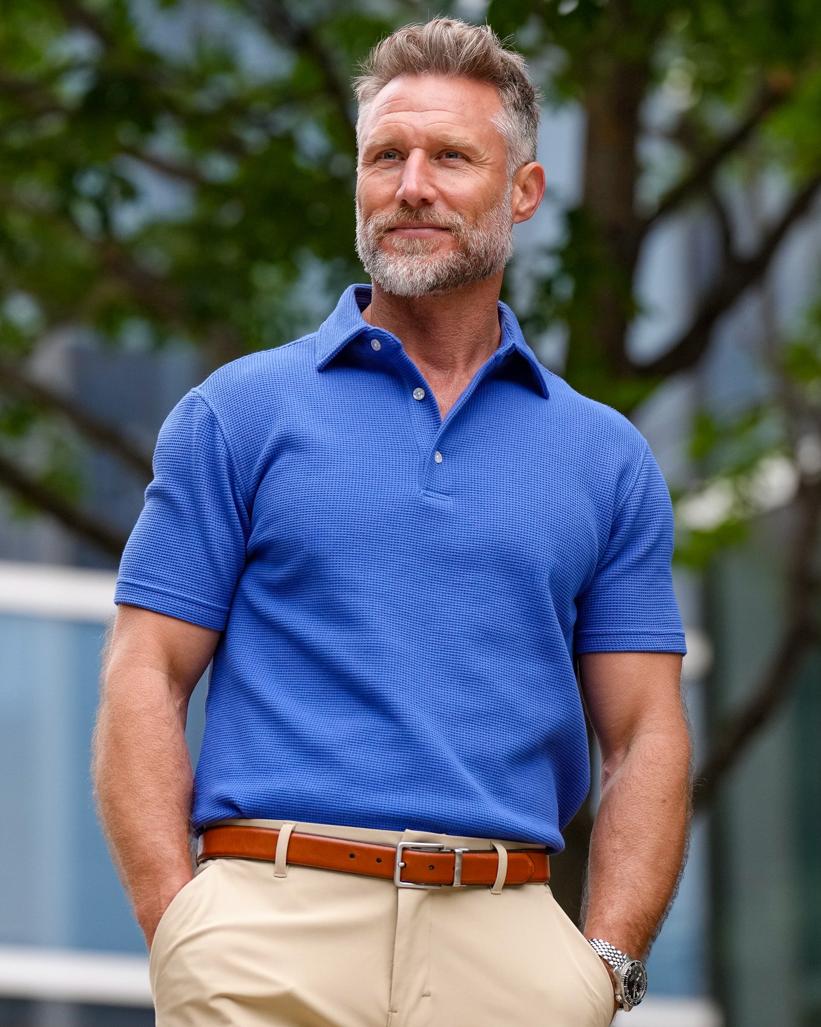 Forge Waffle Knit Polo