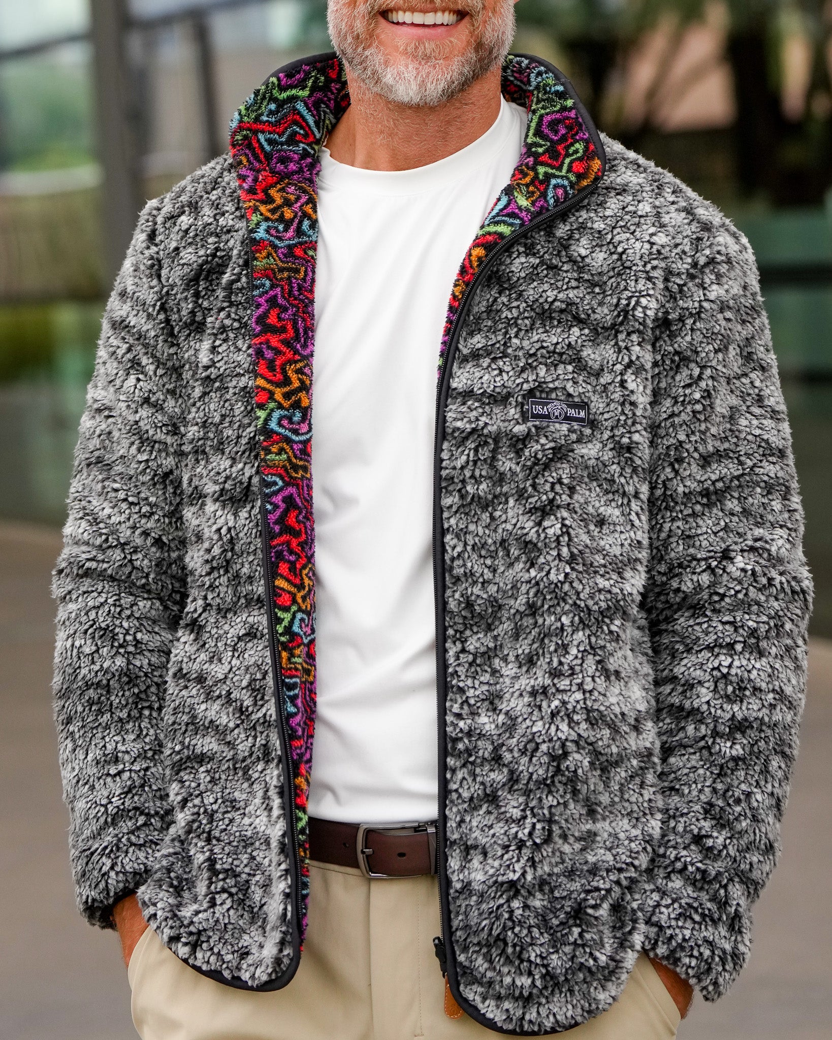 Reversible Sherpa Full Zip