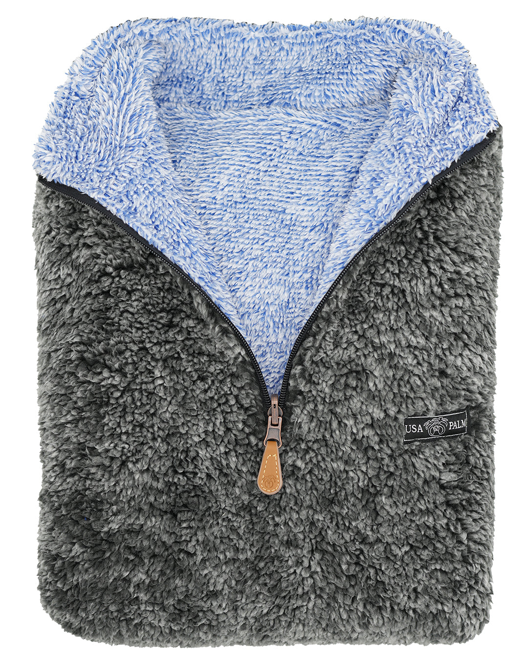 Reversible Double Sherpa 1/4 Zip