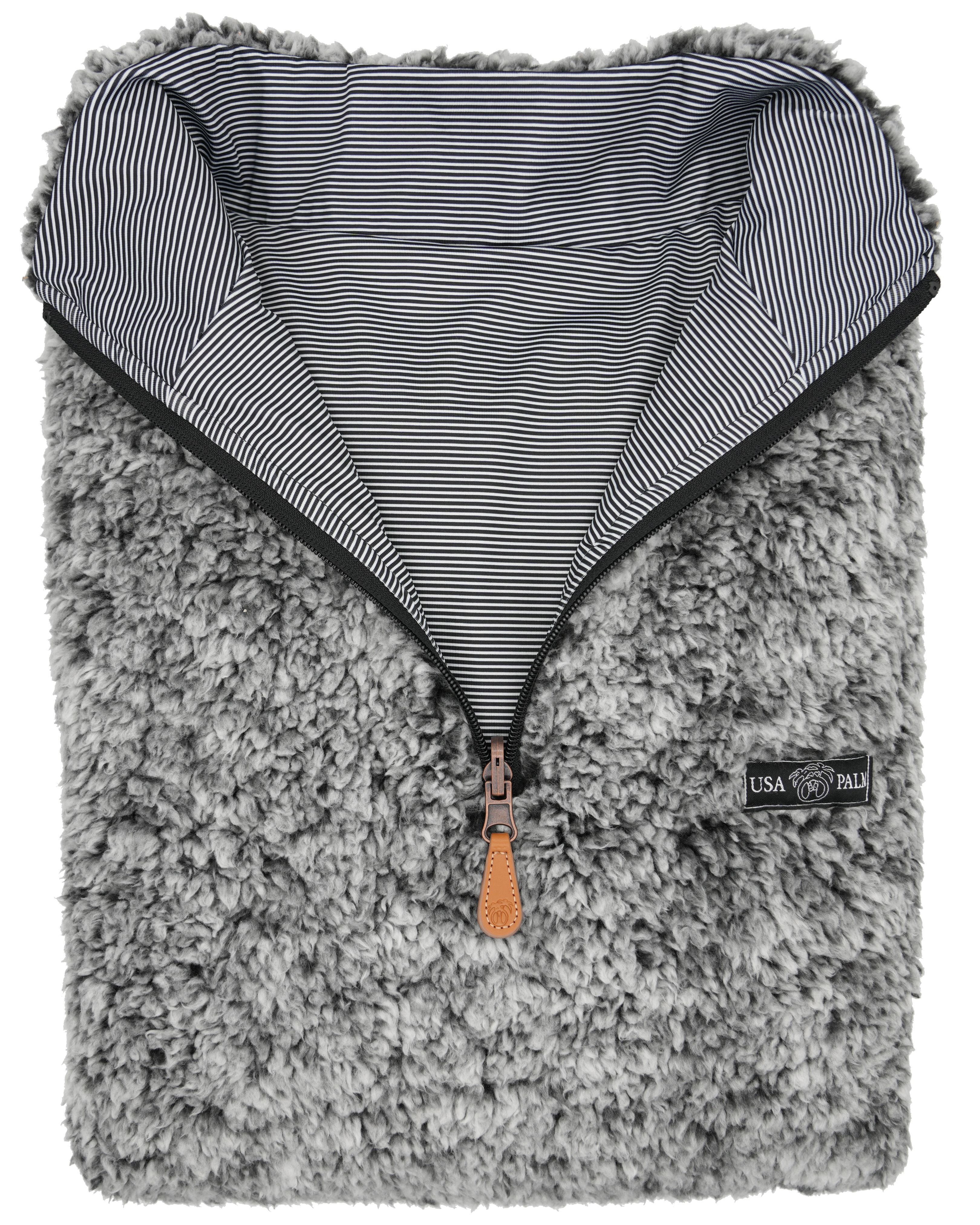 Reversible Sherpa 1/4 Zip - Sale