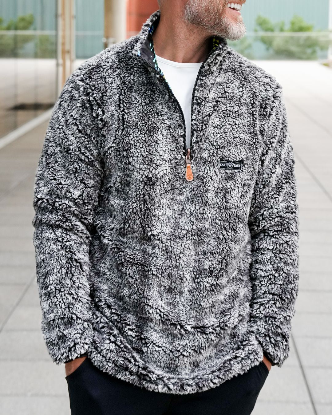 Reversible Sherpa 1/4 Zip - Sale