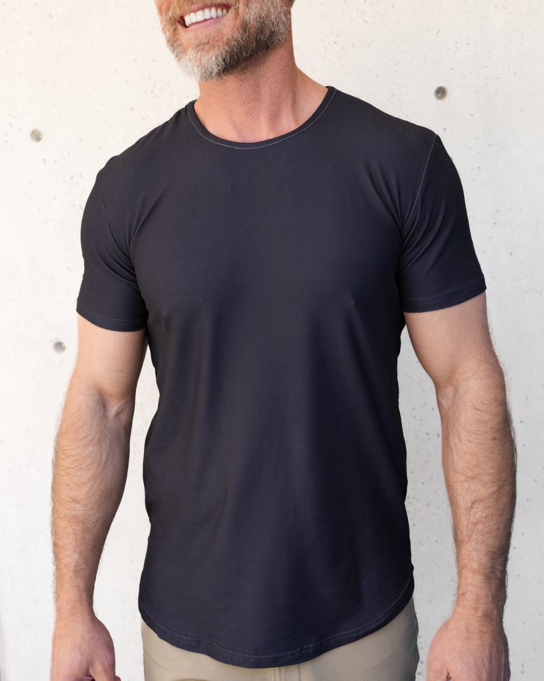 Premium Crew Curve Hem Short Sleeve - Final Sale