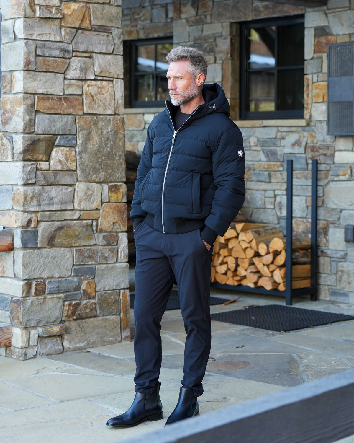 Reversible Wool Puffer