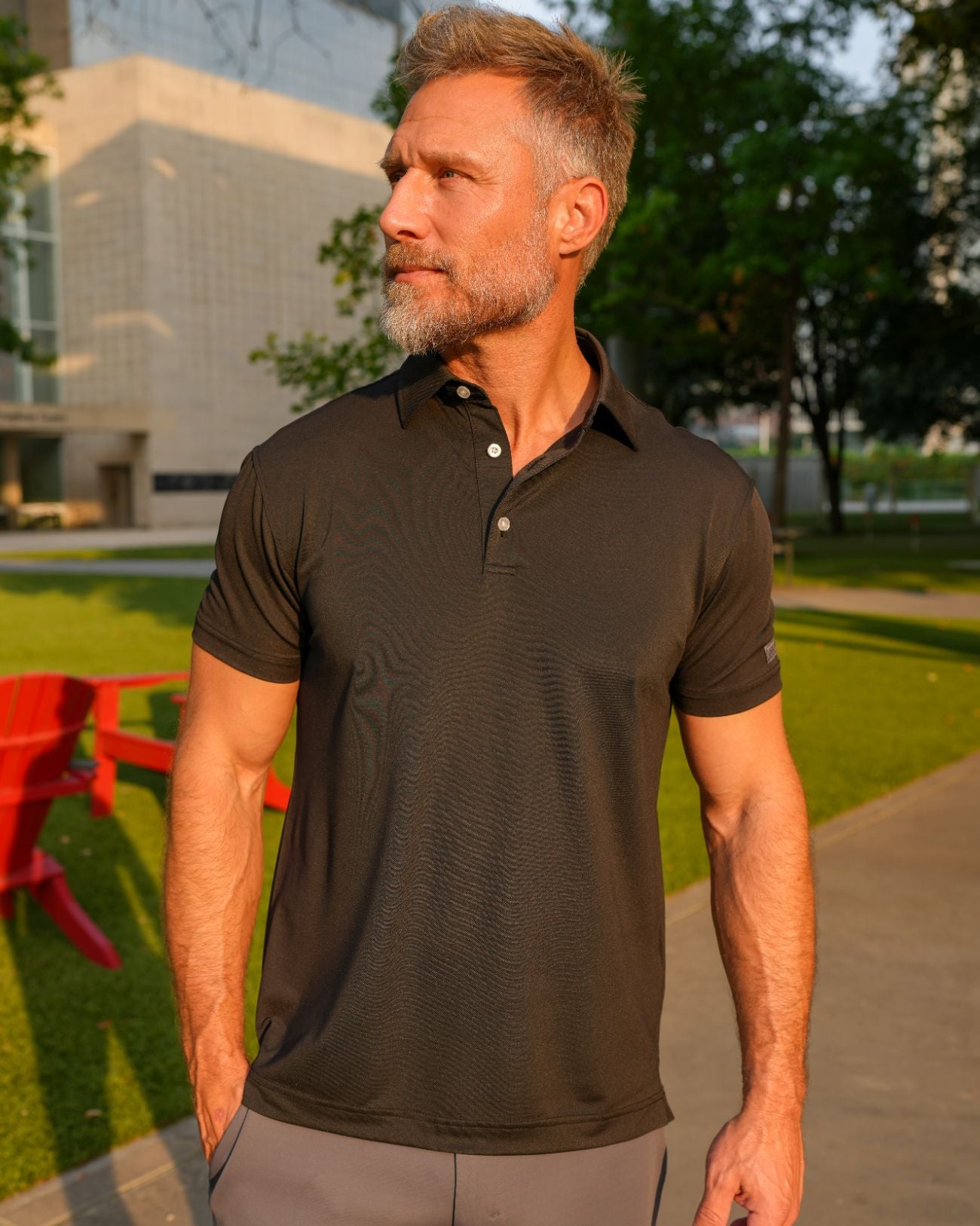 Pique Stretch Polo