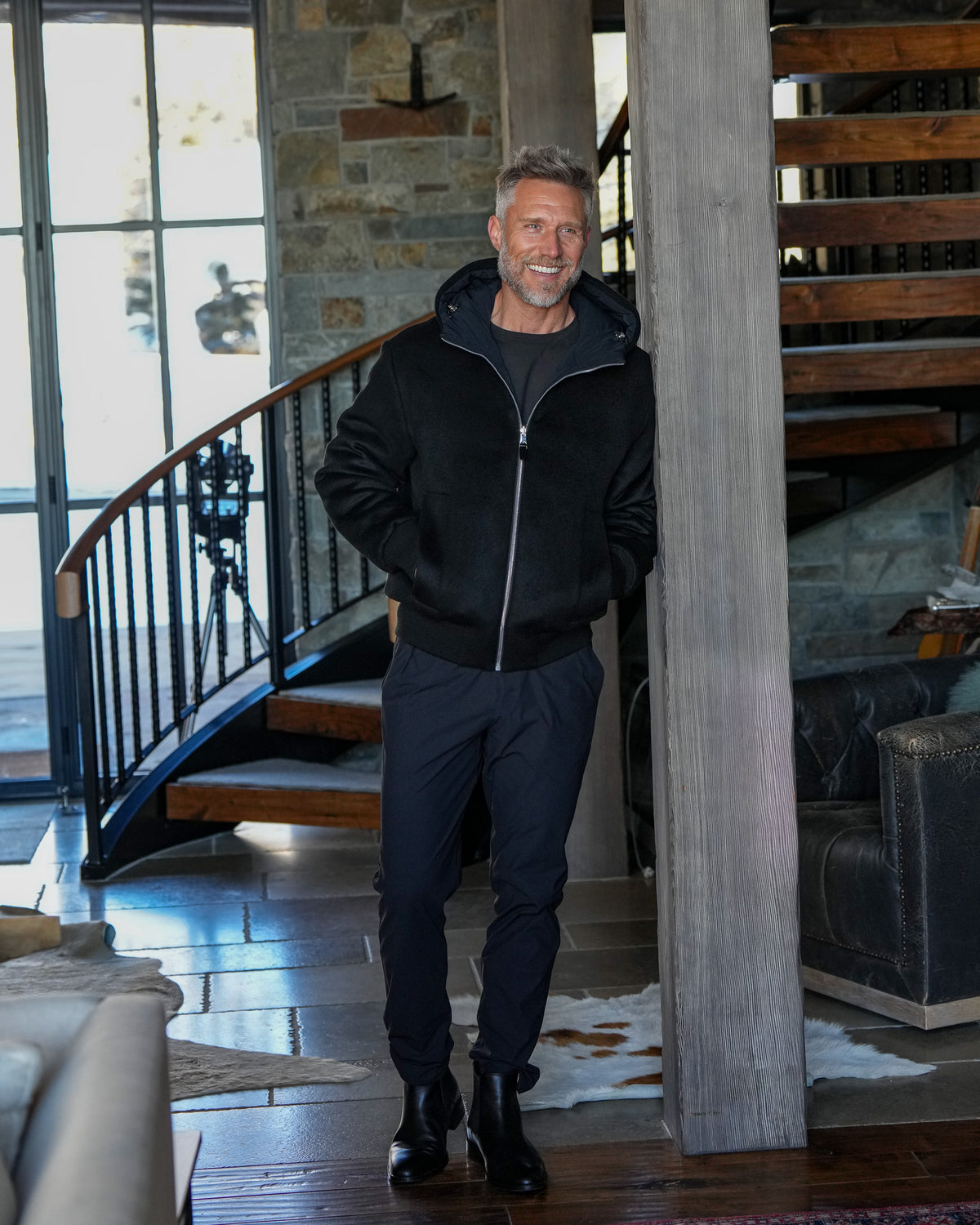 Reversible Wool Puffer