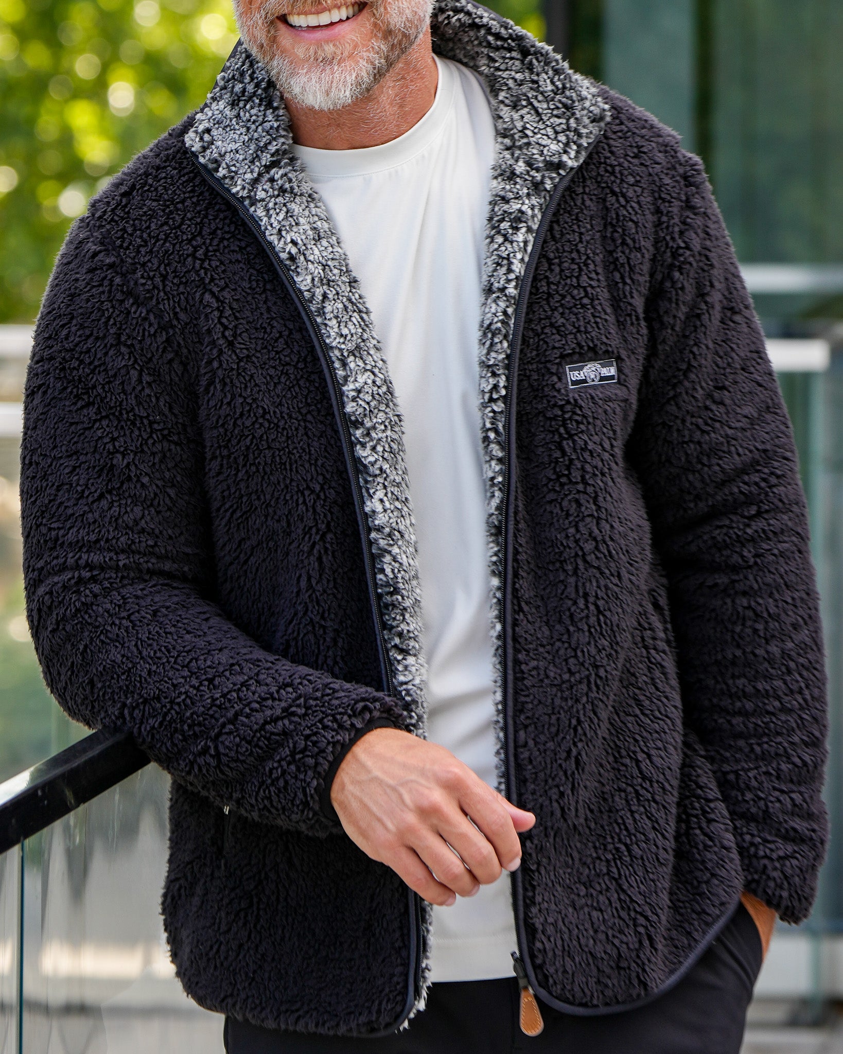 Reversible Sherpa Full Zip