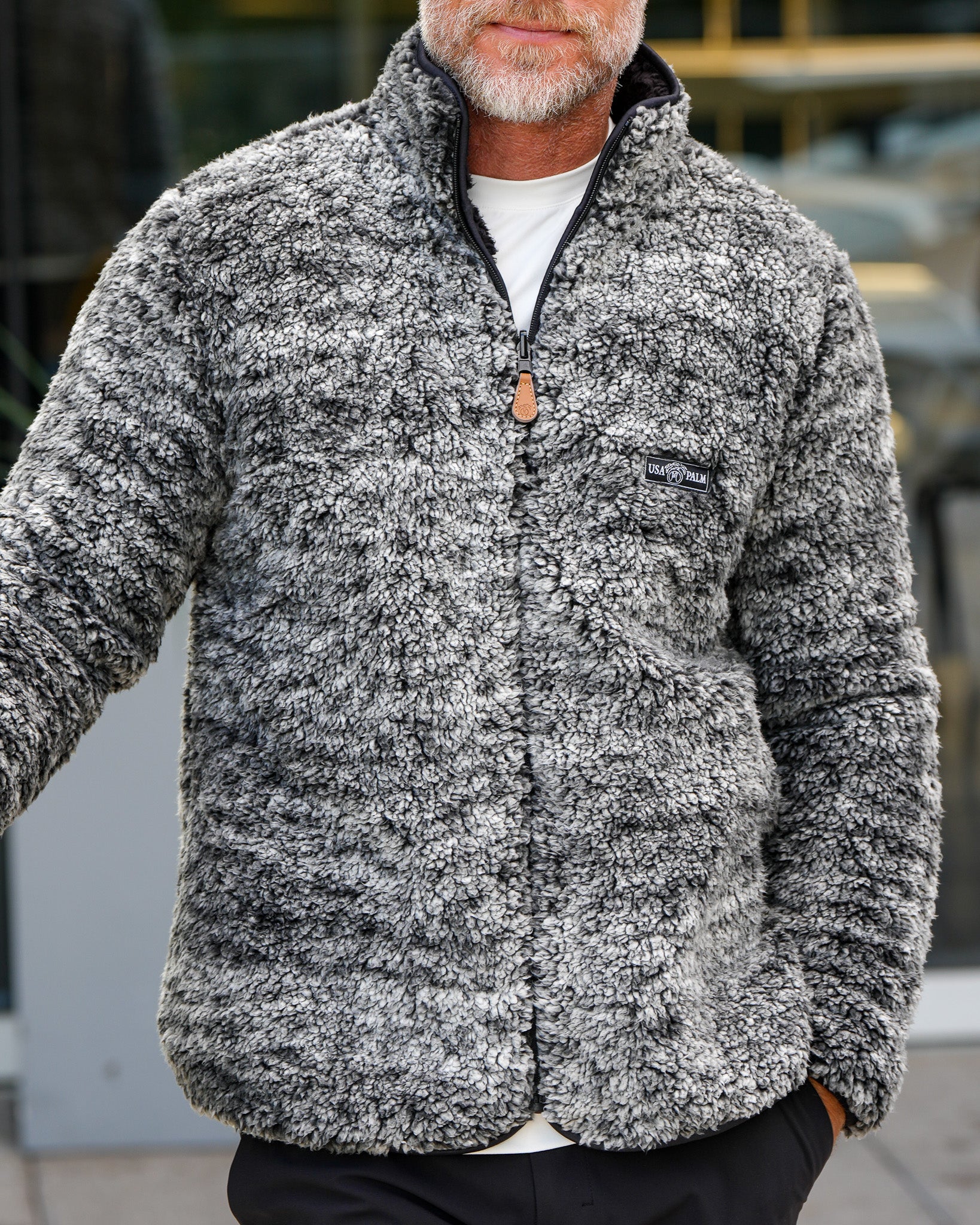 Reversible Sherpa Full Zip