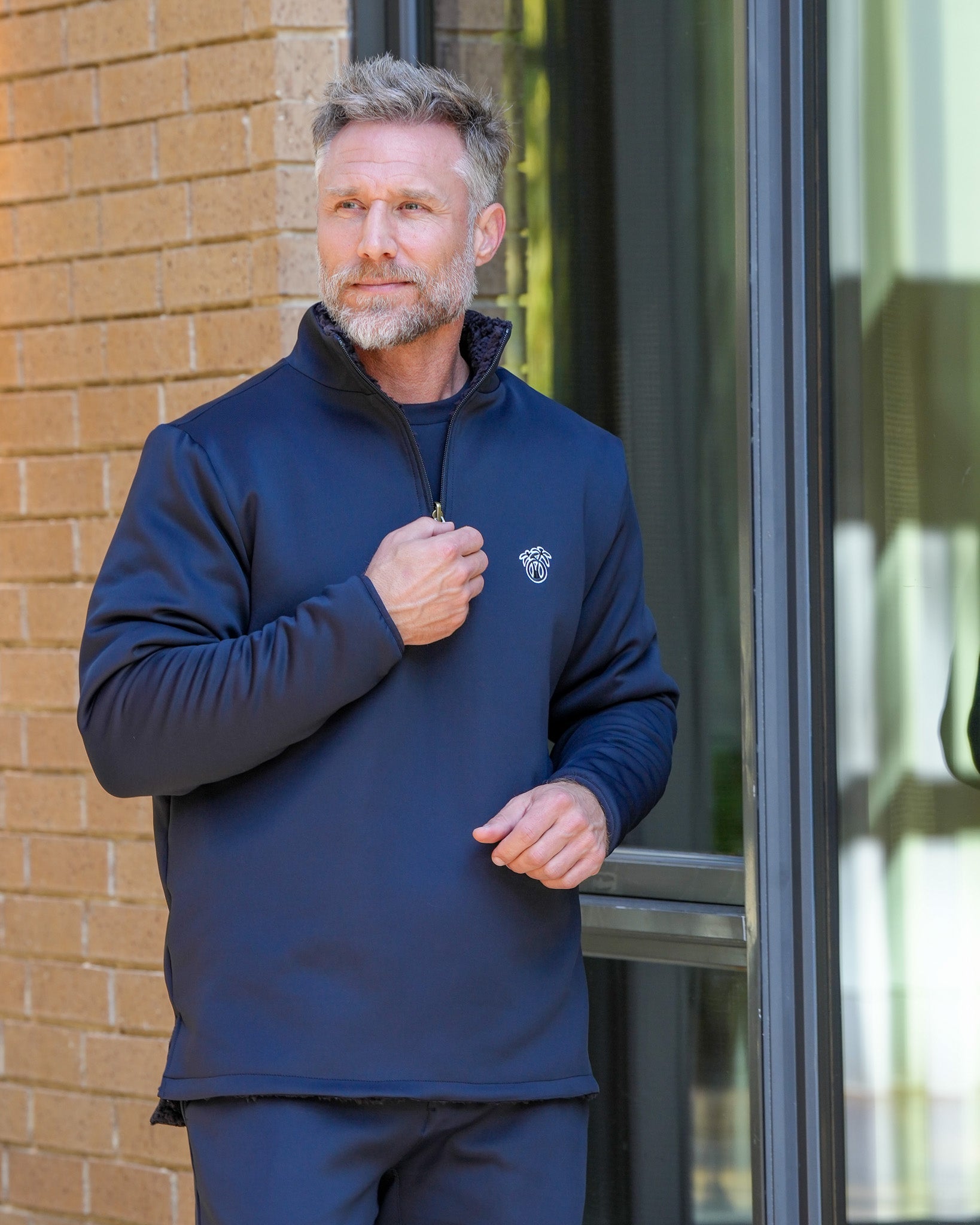 anpam751 Reversible Sherpa Infinity 1/4 Zip