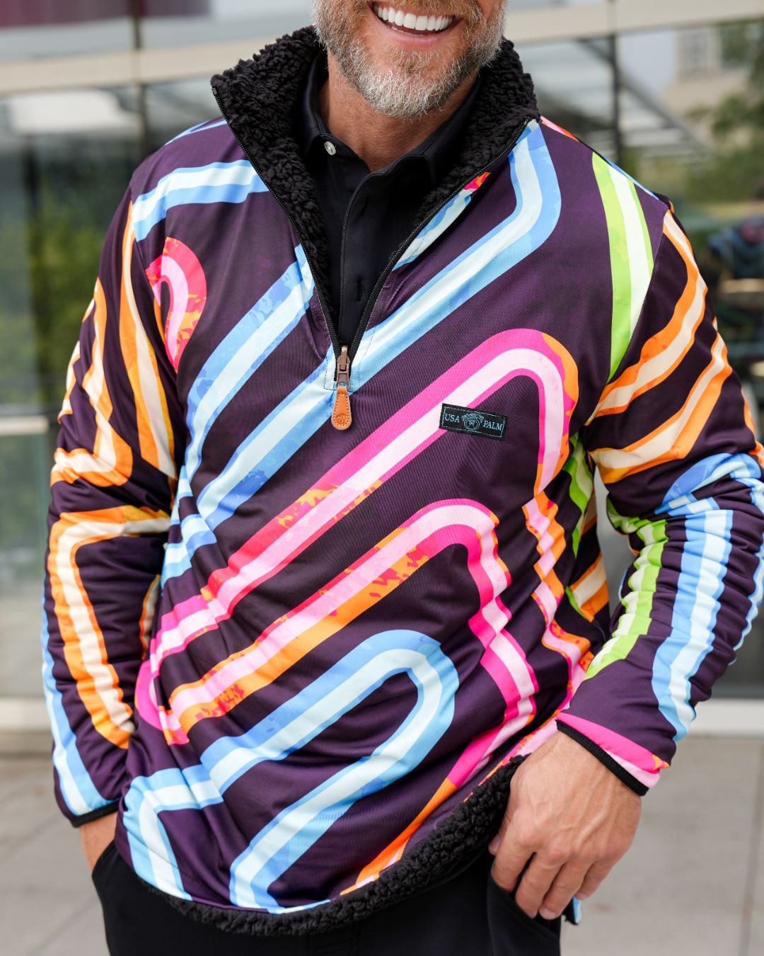 Reversible Sherpa 1/4 Zip - Sale