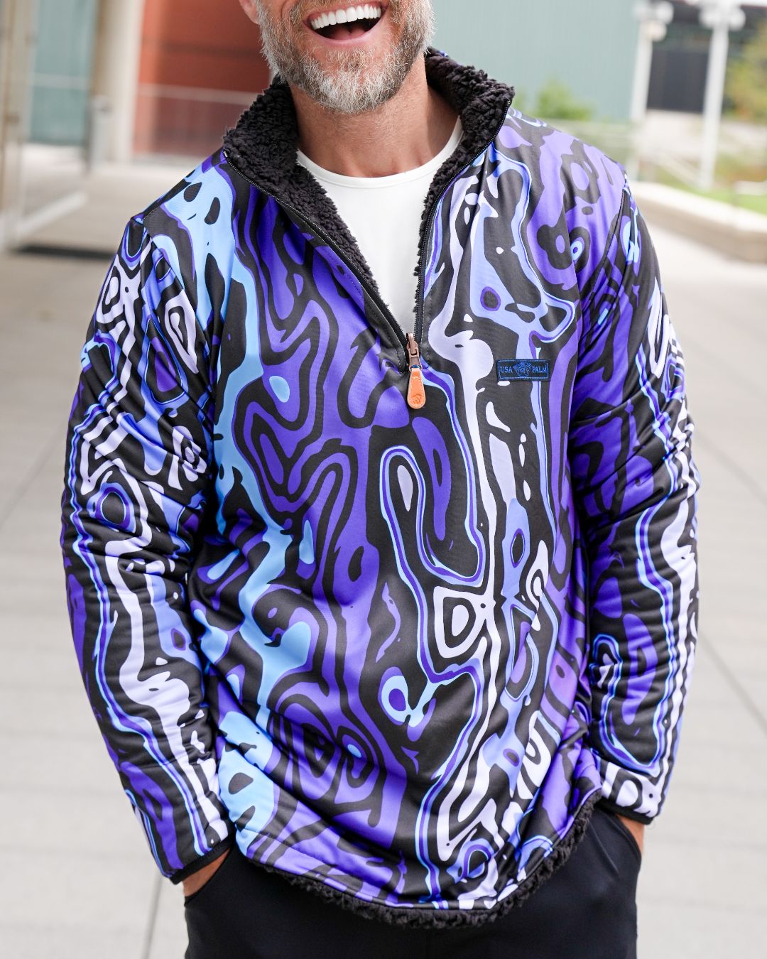 Reversible Sherpa 1/4 Zip - Sale