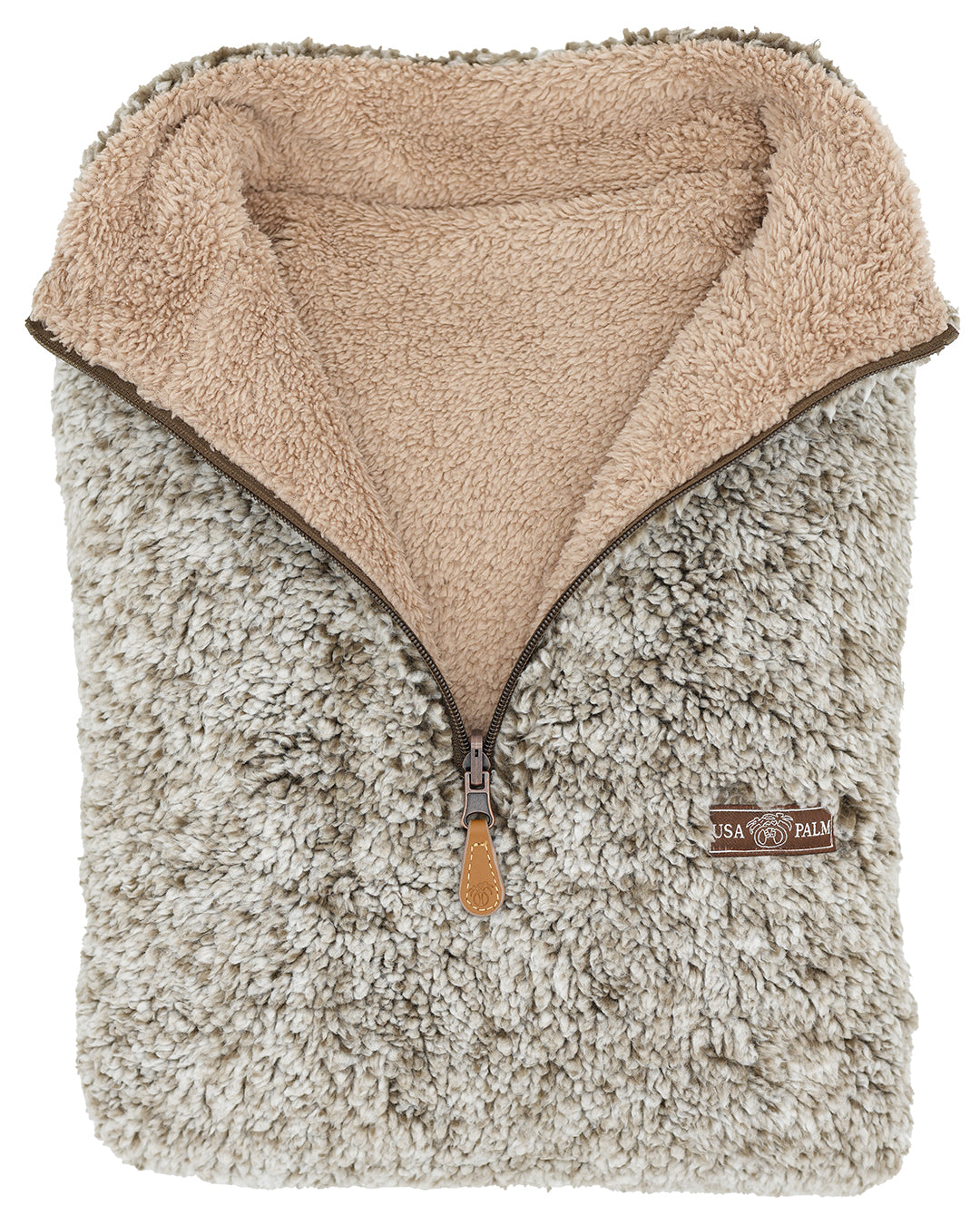 Reversible Double Sherpa 1/4 Zip