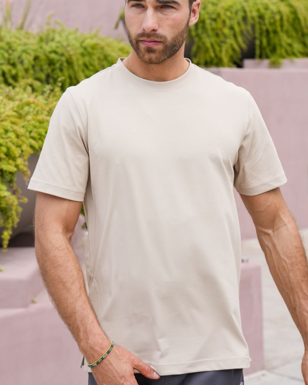 Pique Stretch Crew Polo - Final Sale