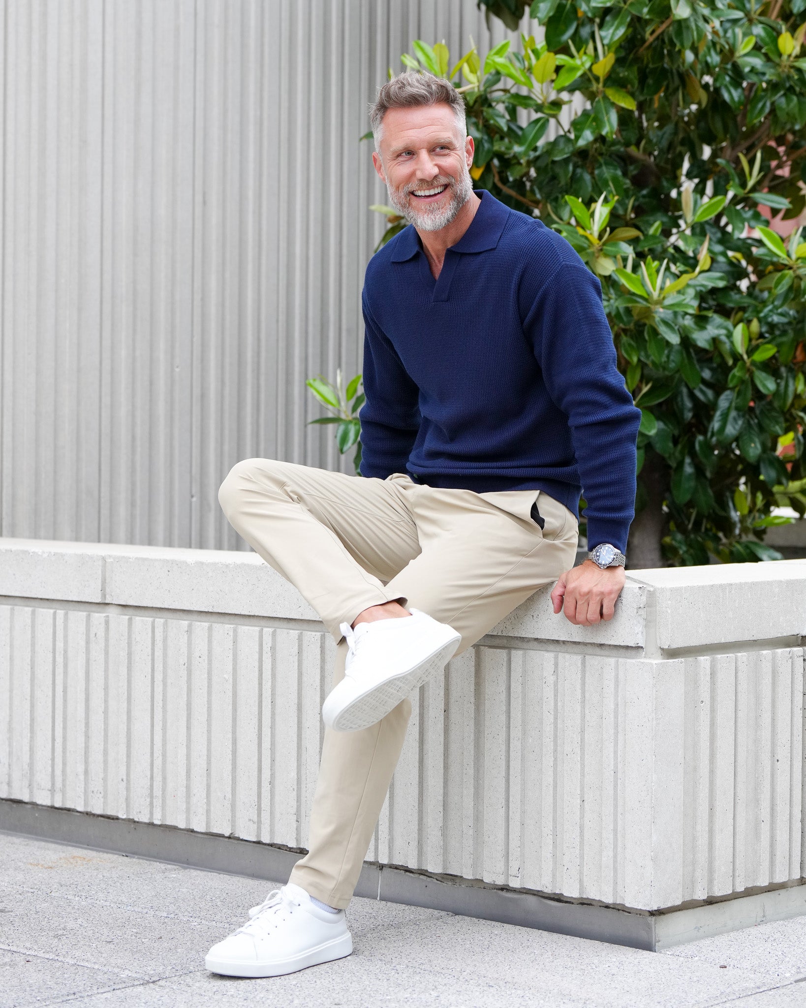 Riviera Knit Johnny Polo