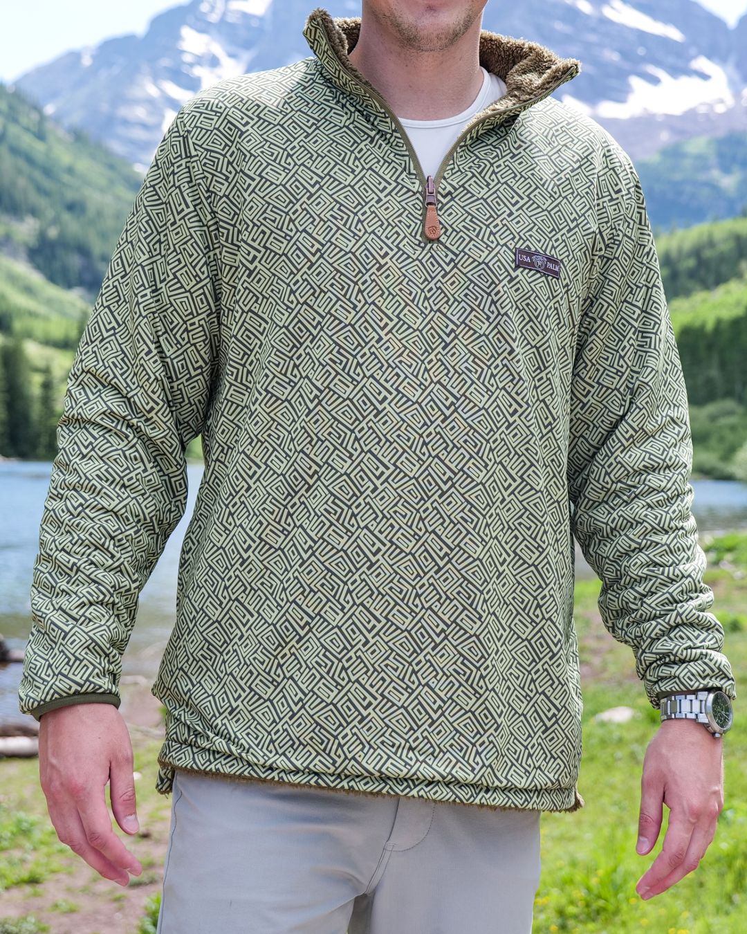 Reversible Light Sherpa 1/4 Zips - Sale