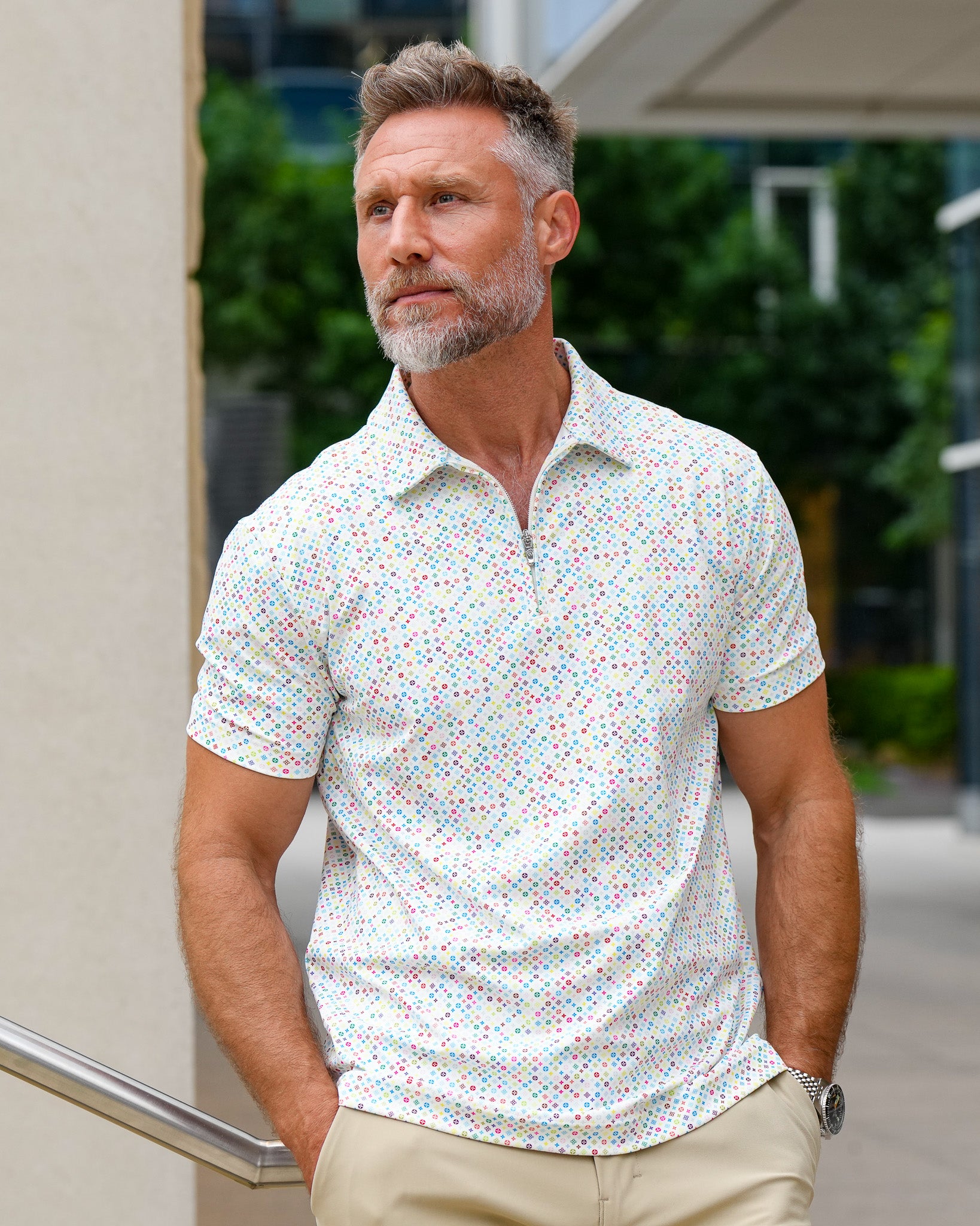 Luxe Zip Polo