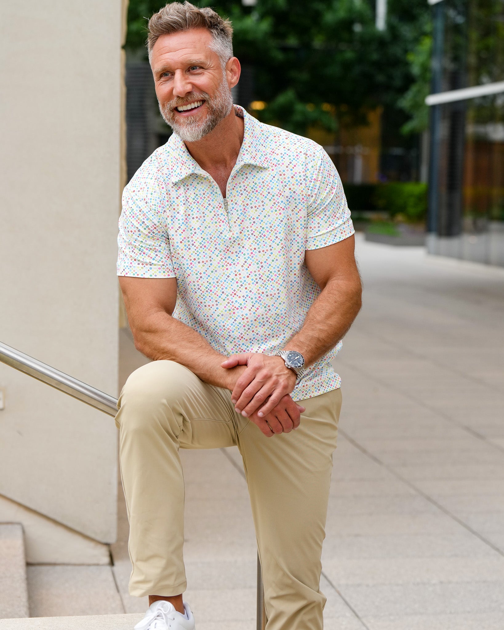 Luxe Zip Polo