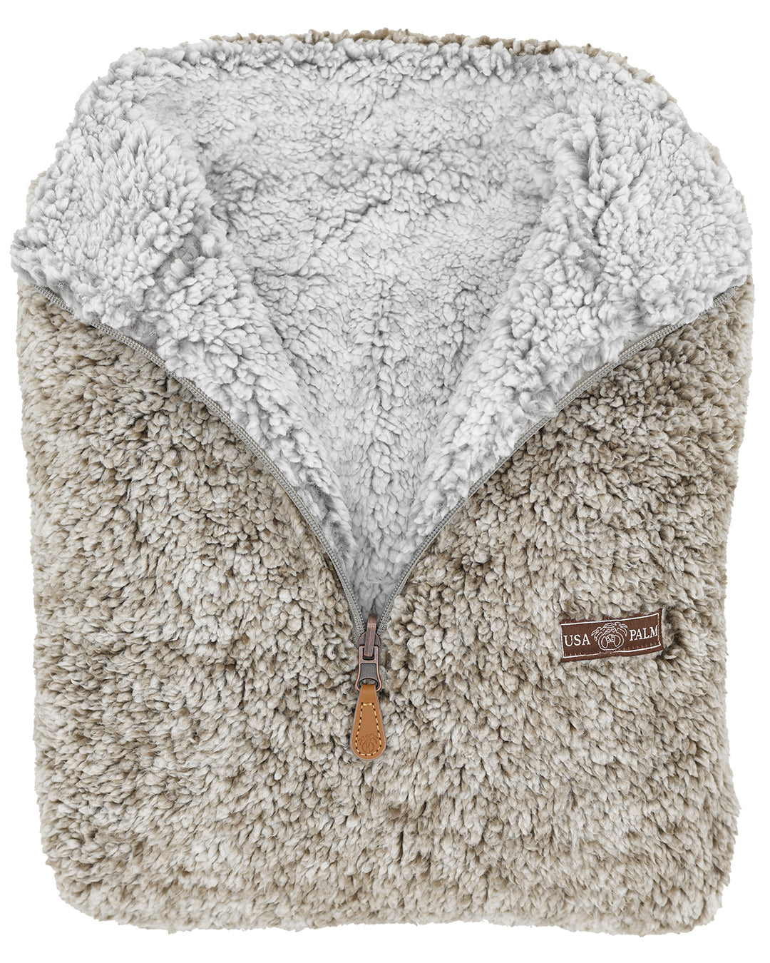 Reversible Double Sherpa 1/4 Zip