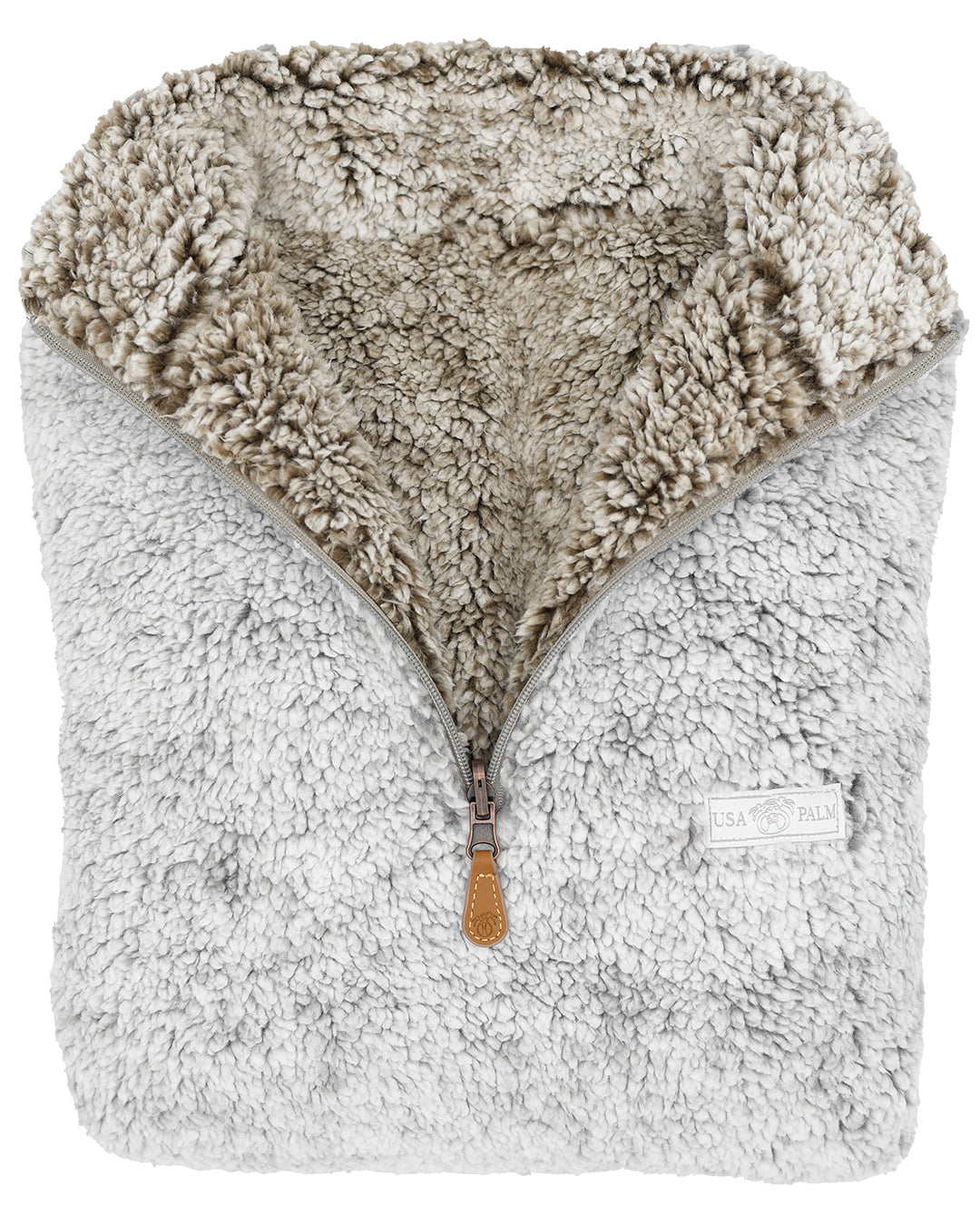 Reversible Double Sherpa 1/4 Zip