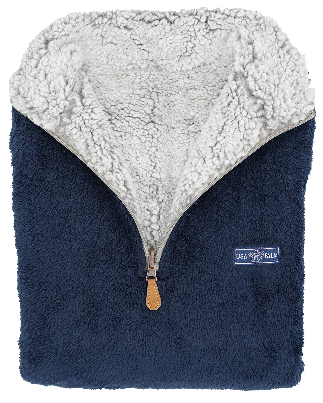 Reversible Double Sherpa 1/4 Zip