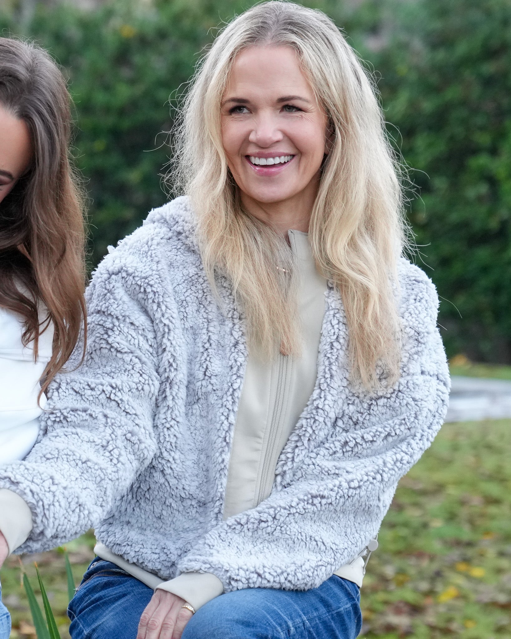 Reversible Womens Sherpa Infinity Full Zip